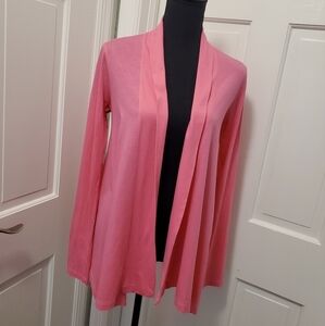 Lilly Pulitzer 100% Pima Cotton Lightweight Open front Knit Top Size XS, Preppy